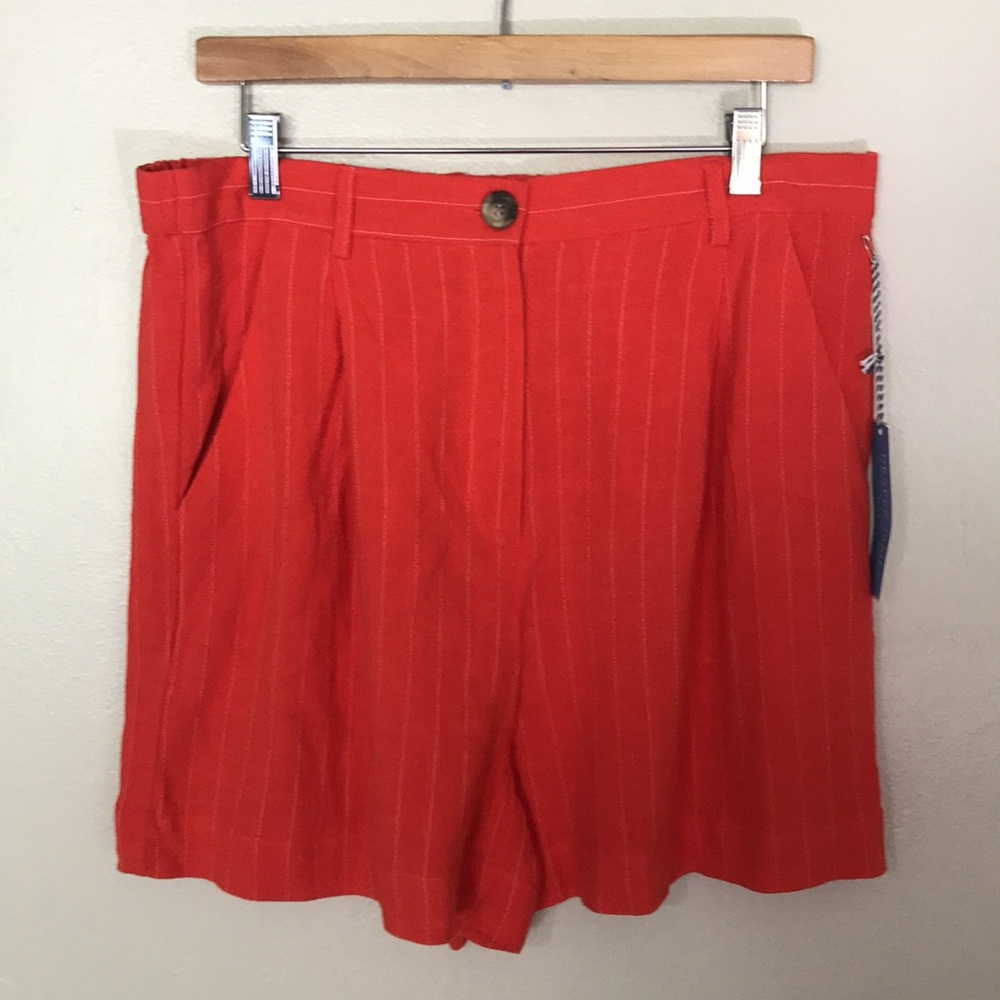 NEW Draper James Linen Shorts. XL - Picture 5 of 10